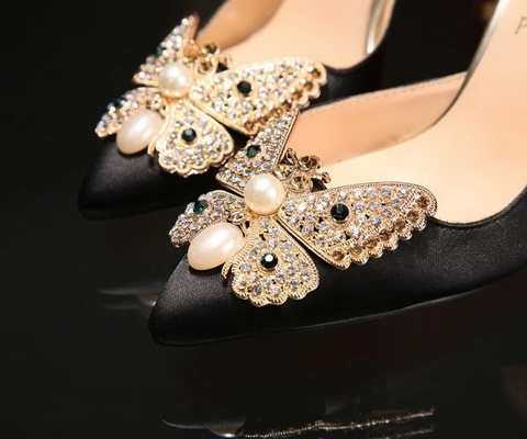 Christian Louboutin Shallow mouth stiletto heel Shoes Women--043